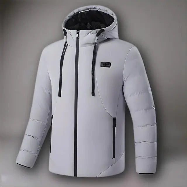 Winterjacke Heiz Jacke weiß