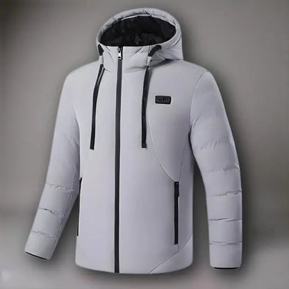 Winterjacke Heiz Jacke weiß