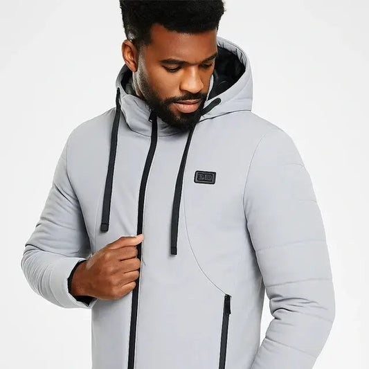 Winterjacke Heiz Jacke weiß